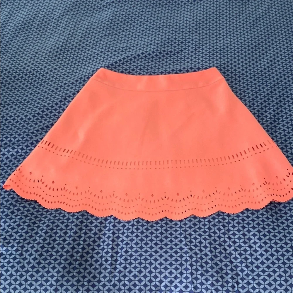 LOFT Pink Embellished A-Line Mini Skirt Resort Wear